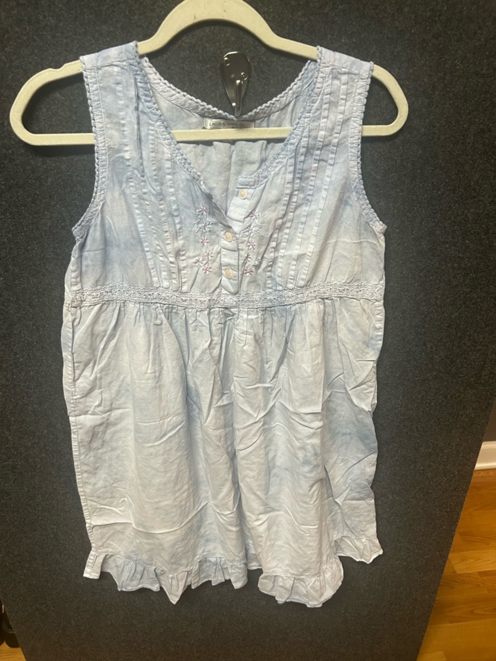 Laura Ashley Dress Small with embroidery